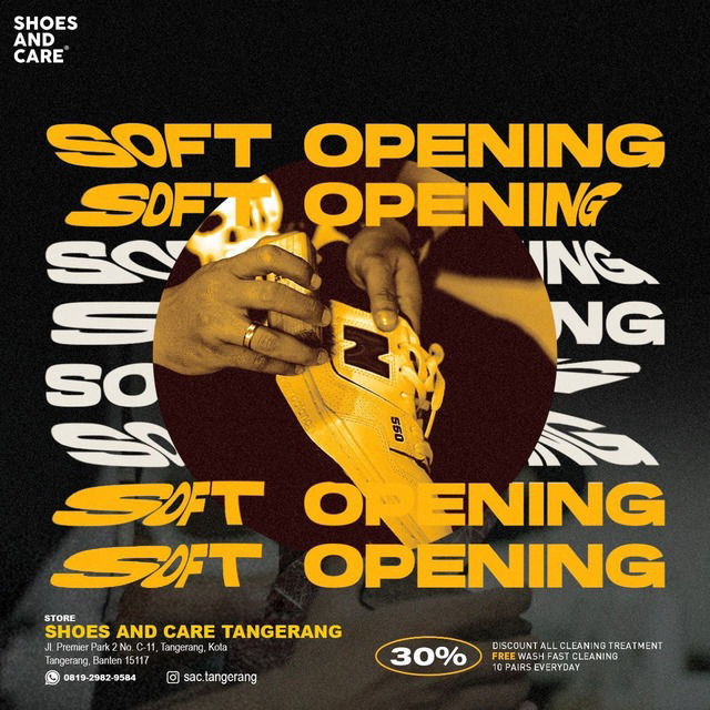 Soft Opening Shoes and Care Tangerang