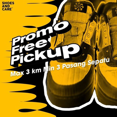 Promo Free Pickup Shoes and Care Bandung