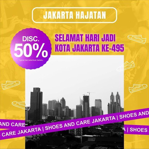 Promo Hari Jadi Kota Jakarta ke-495