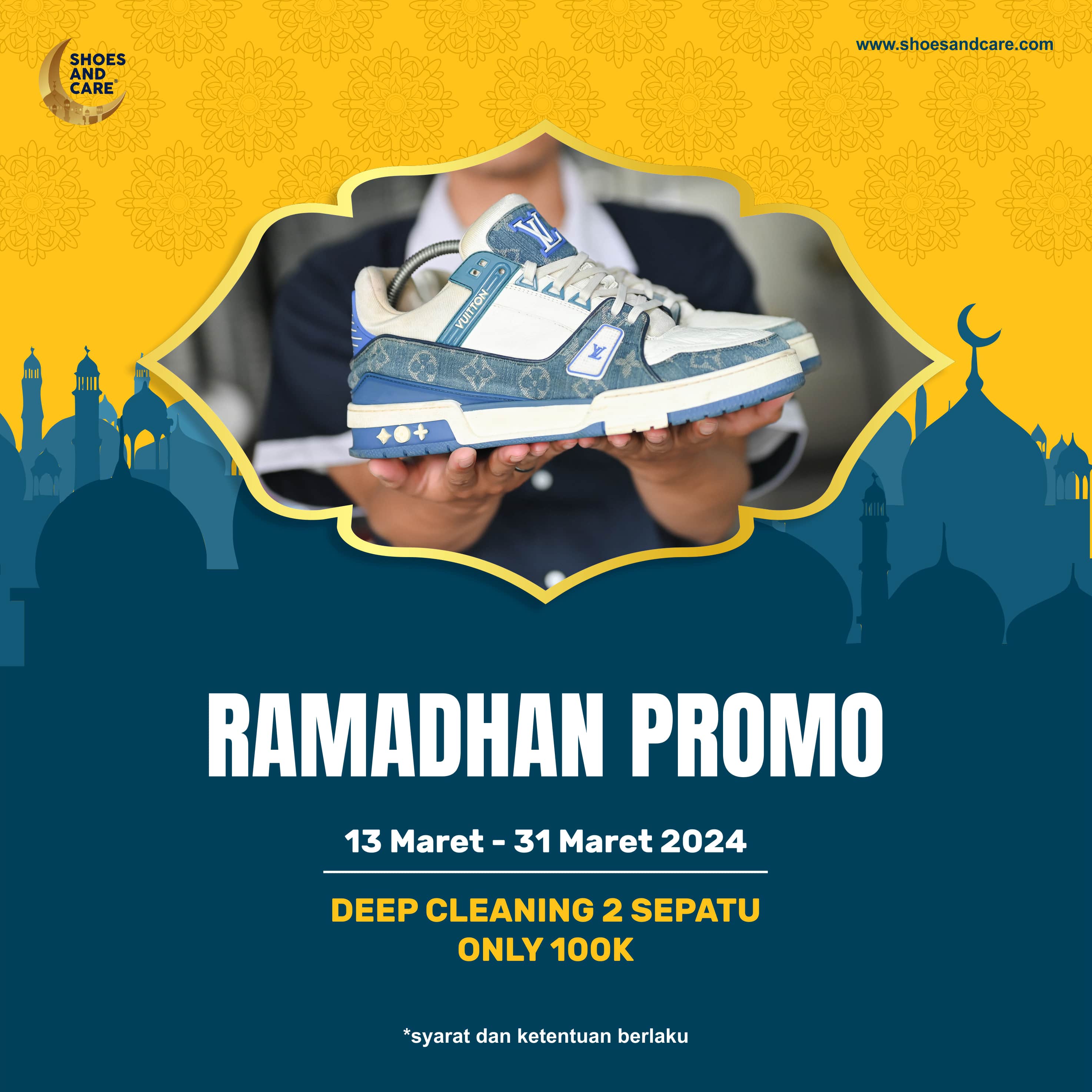 Promo Ramadhan 2 Sepatu 100K